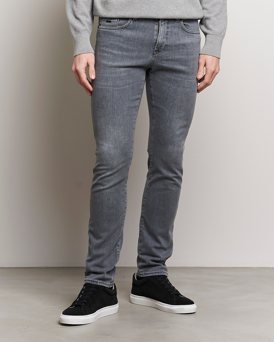 Men | Slim fit | BOSS BLACK | Delaware Jeans Dark Grey