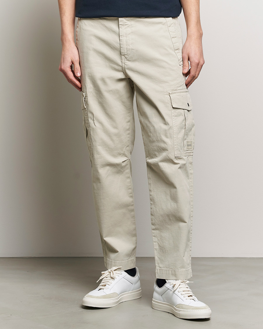 Men | Clothing | BOSS ORANGE | Sisla 5-Pocket Cargo Pants Light Beige