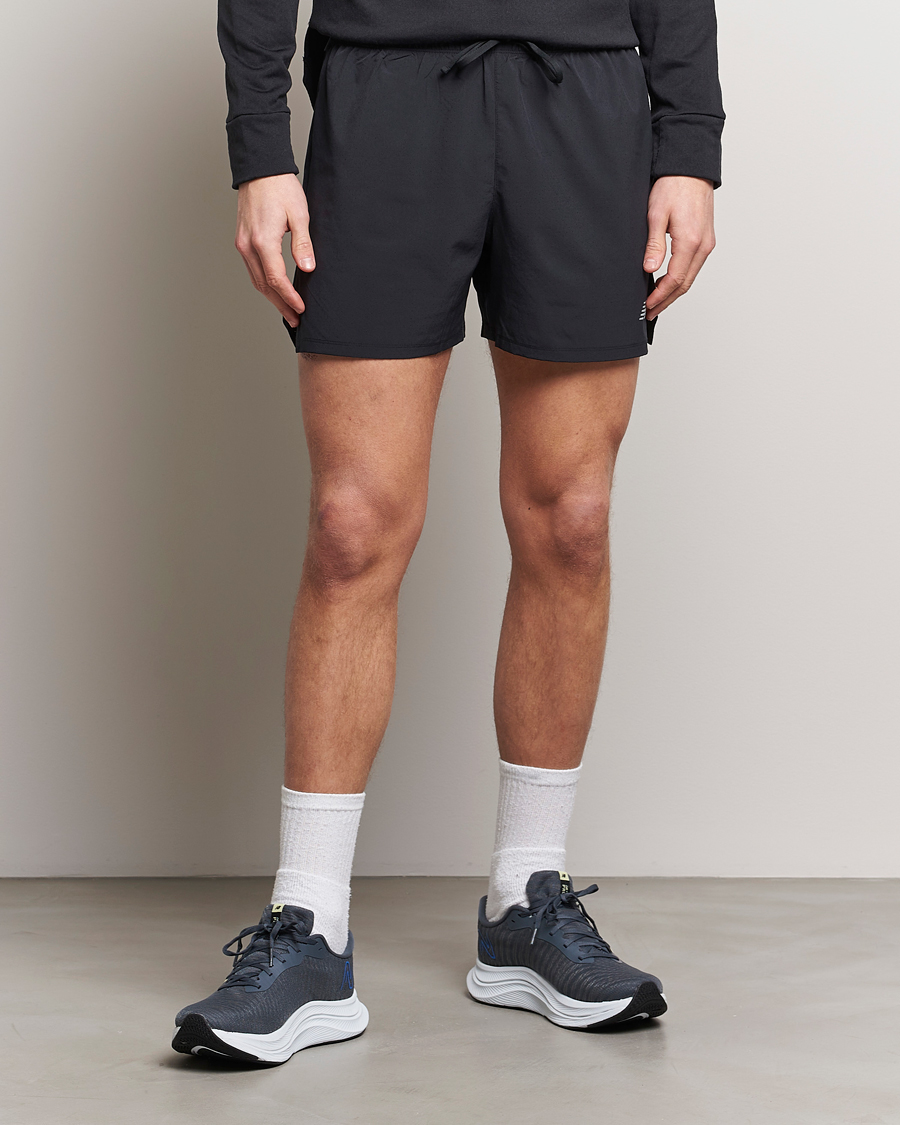 Men | Functional shorts | New Balance Running | Seamless Shorts 5 Black