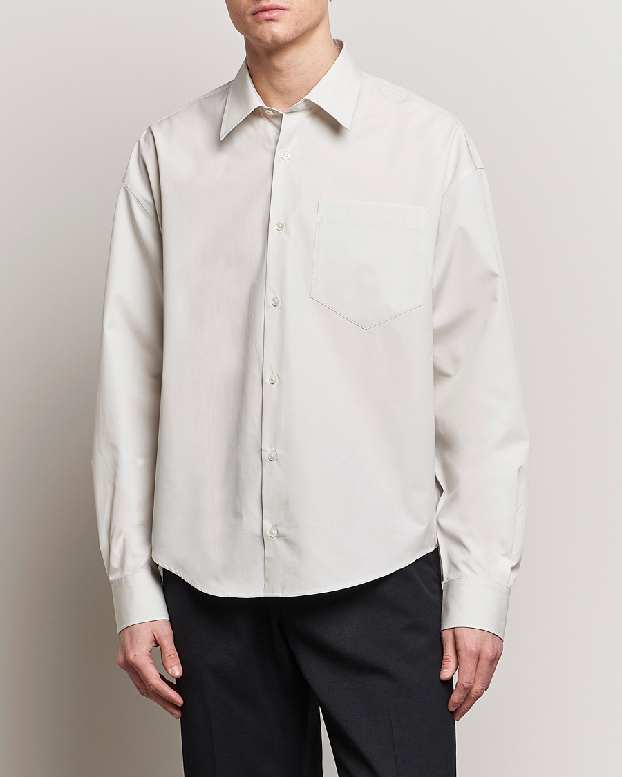 Men | Clothing | AMI | Boxy Fit Shirt Chalk White