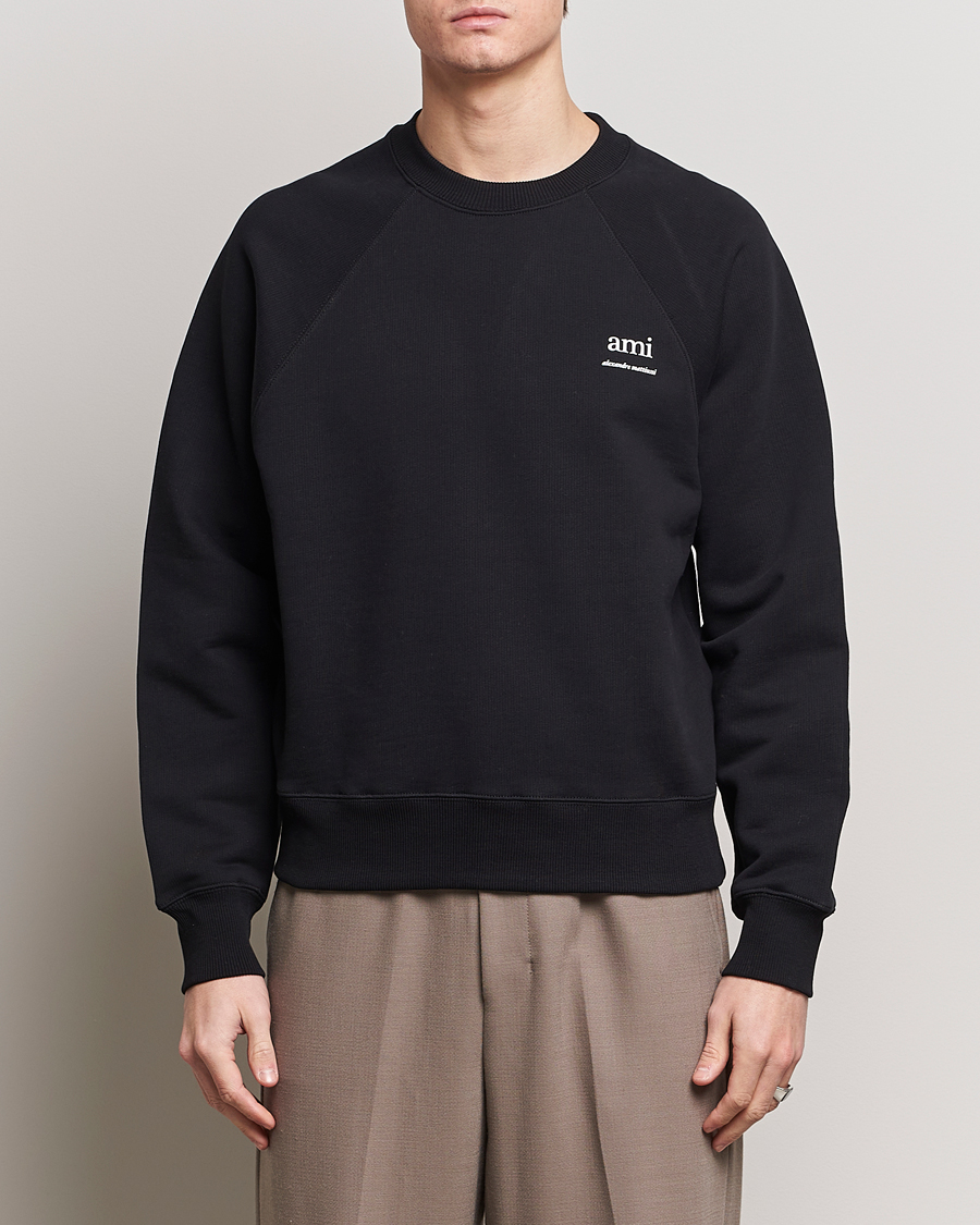 Men | Clothing | AMI | Logo Sweatshirt Black