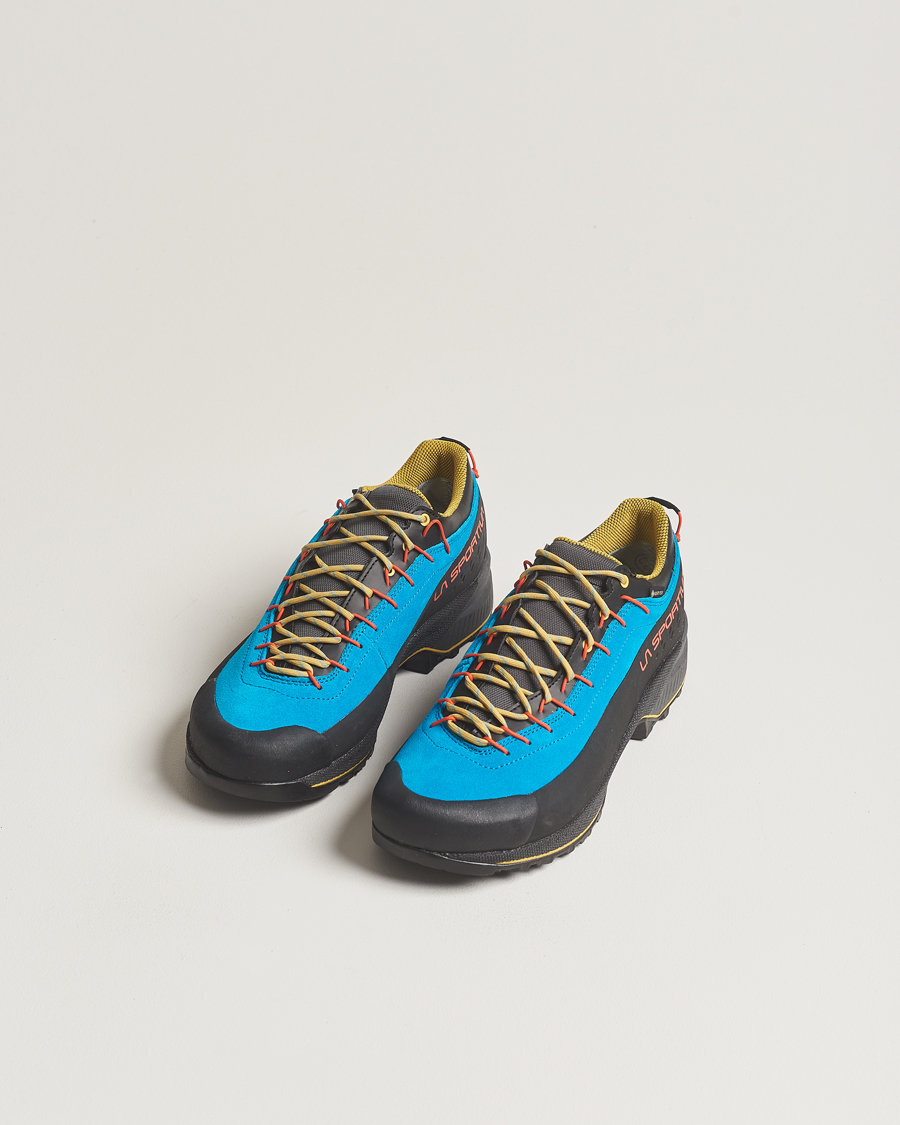 Men | Trail Sneakers | La Sportiva | TX4 Evo GTX Hiking Shoes Tropic Blue/Bamboo