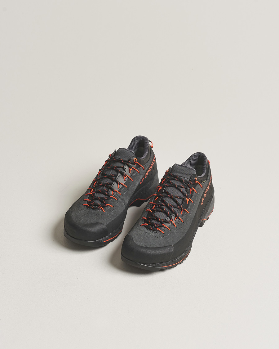 Men |  | La Sportiva | TX4 Evo GTX Hiking Shoes Carbon/Cherry Tomato