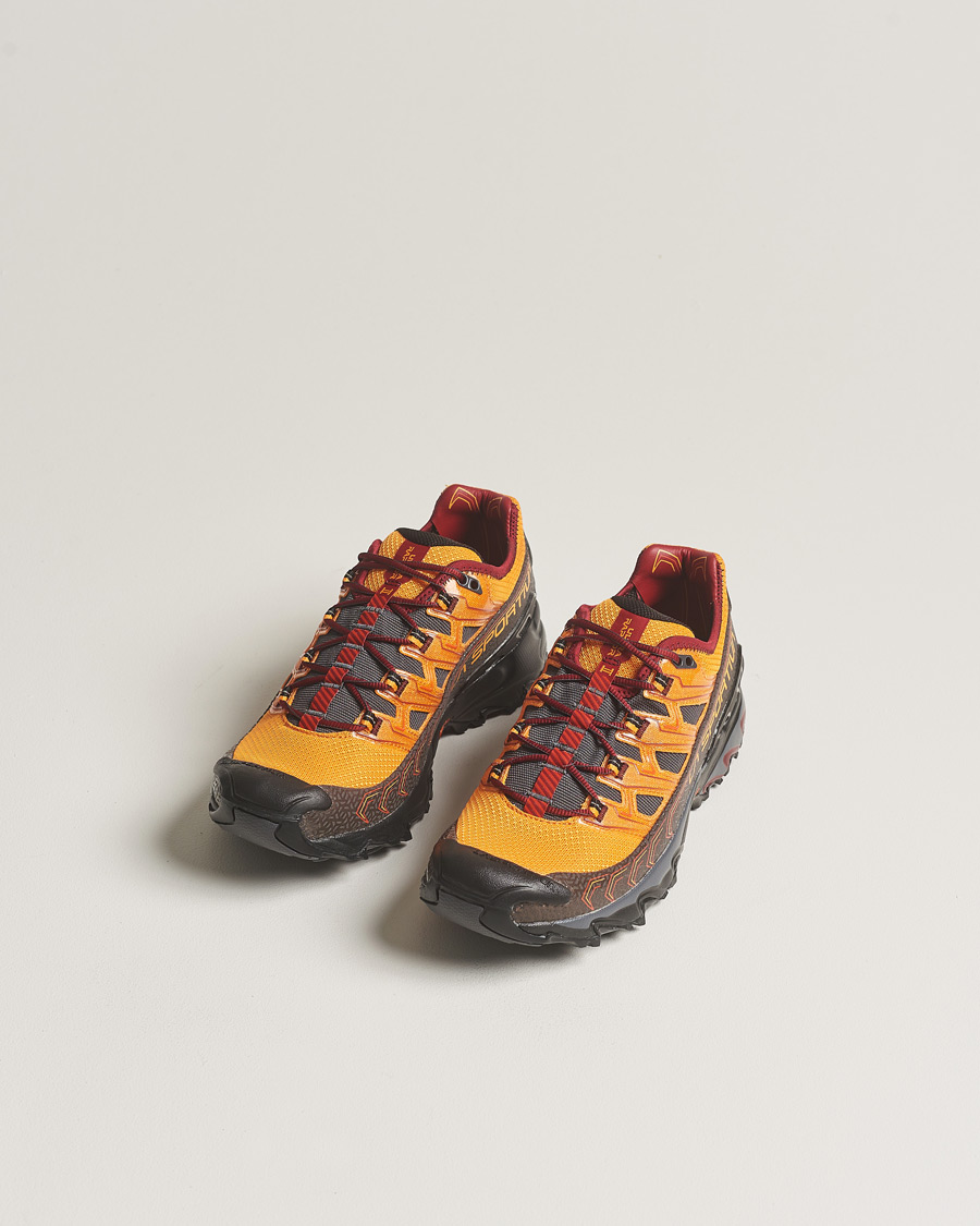 Men | Trail Sneakers | La Sportiva | Ultra Raptor II Hiking Shoes Papaya/Sangria