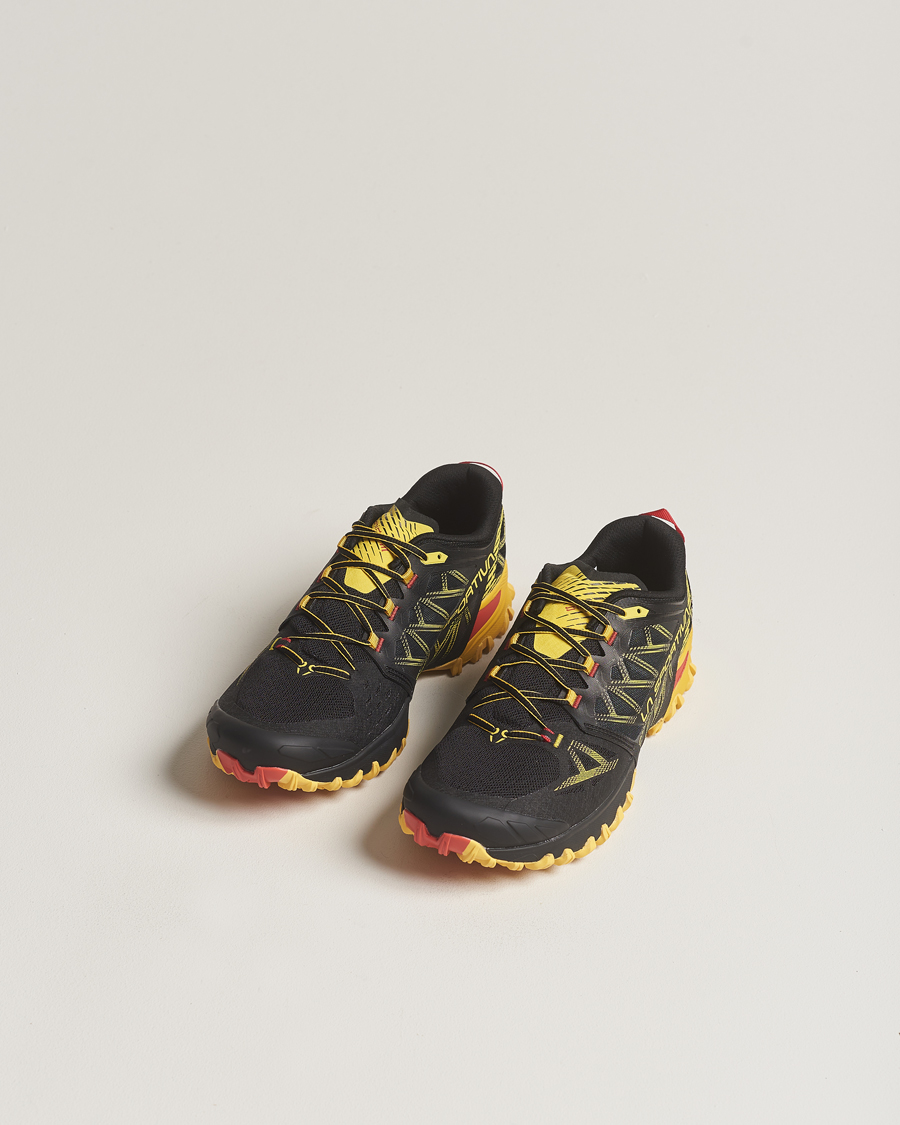 Men | Trail Sneakers | La Sportiva | Bushido III Trail Running Sneakers Black/Yellow