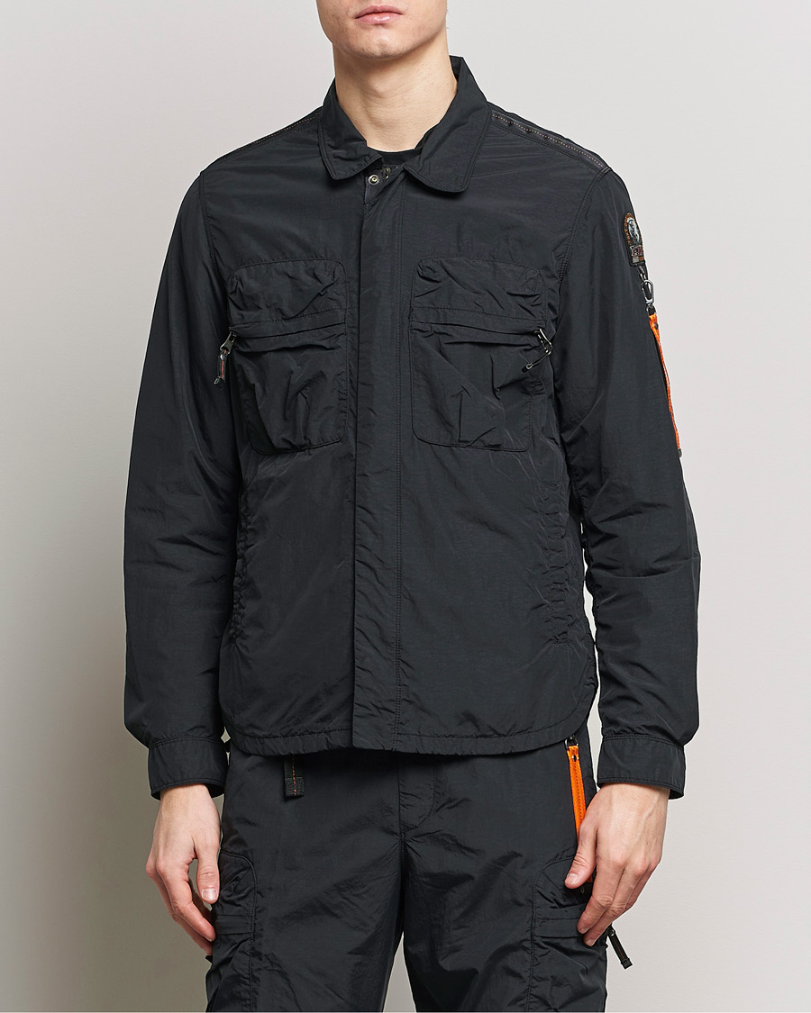 Men | Clothing | Parajumpers | Millard Vintage Nylon Jacket Black