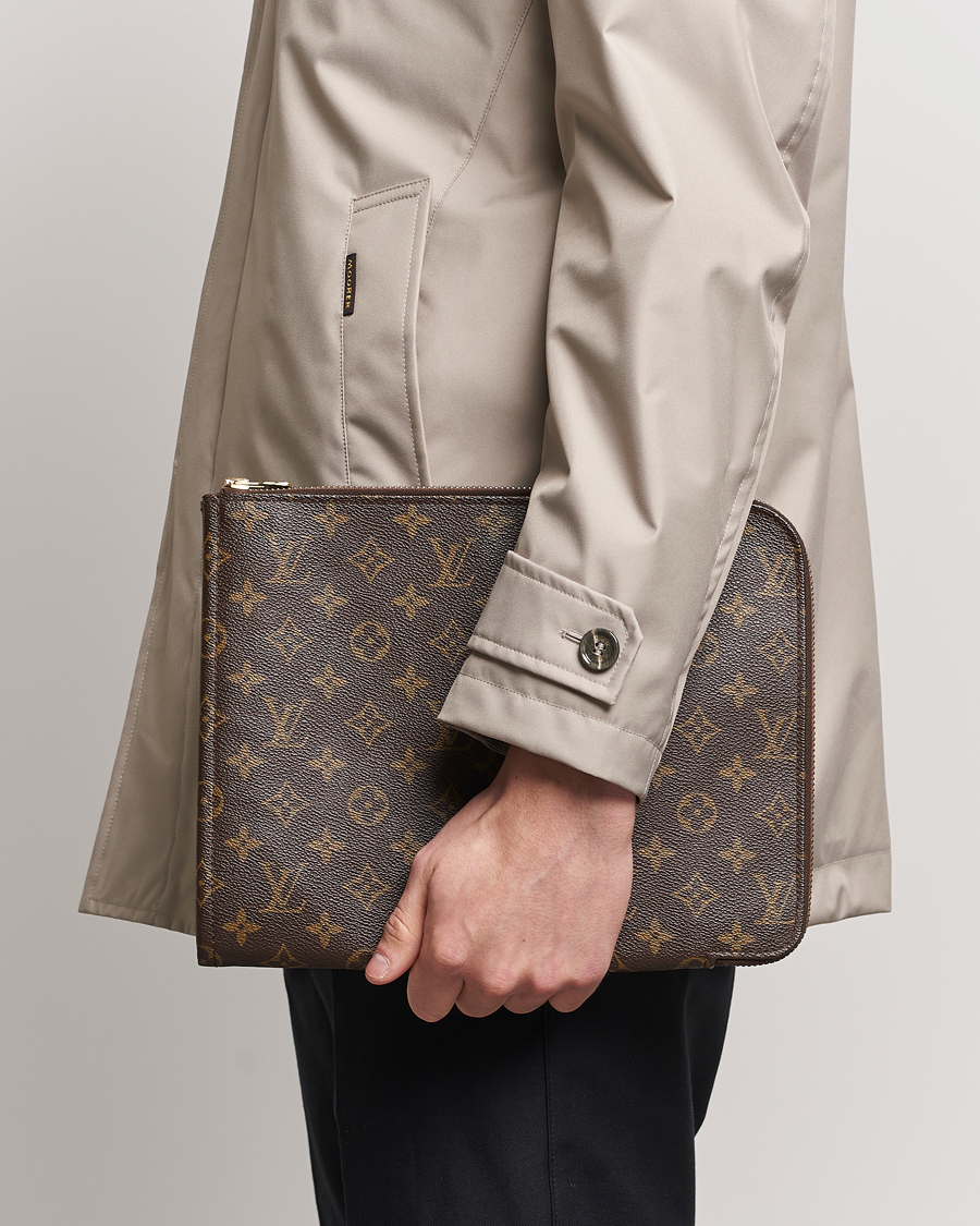Homme | Pre-Owned & Vintage Bags | Louis Vuitton Pre-Owned | Posh Documan Document Bag Monogram