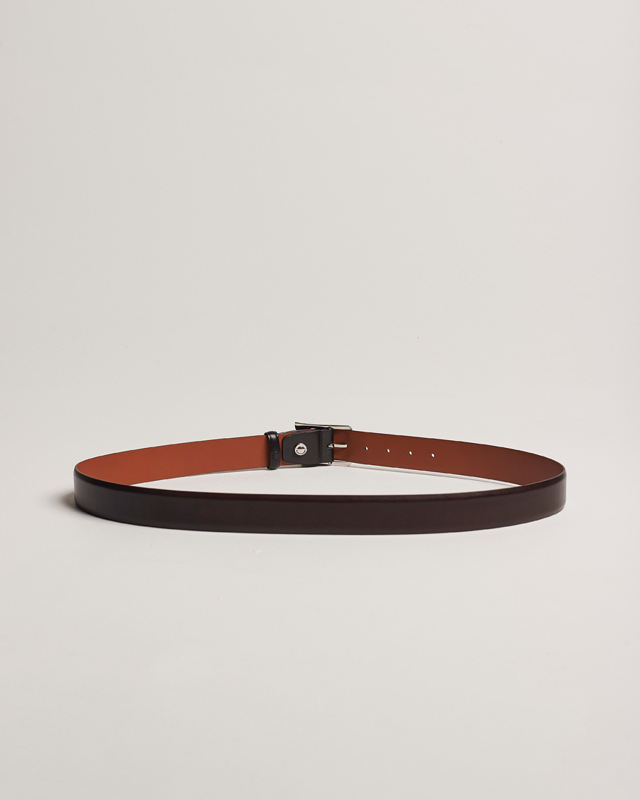 Men | Accessories | Santoni | Adjustable Belt Brown Leather