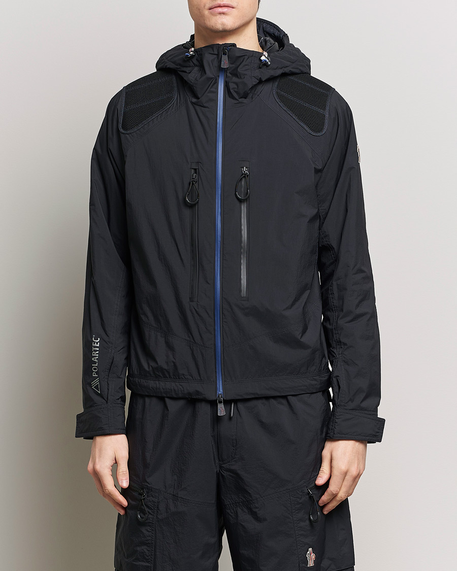 Men |  | Moncler Grenoble | Vert Hooded Jacket Black