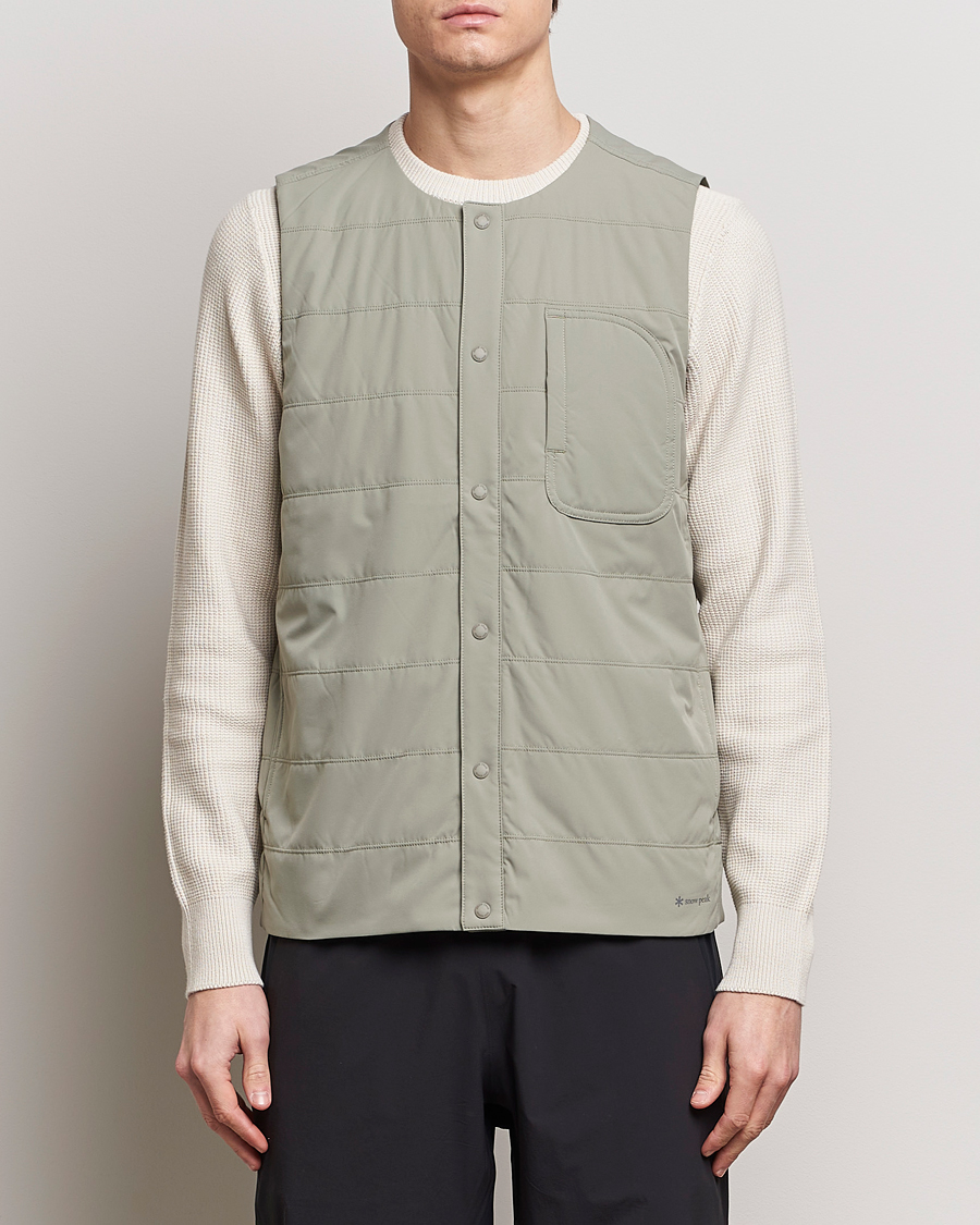 Men | Coats & Jackets | Snow Peak | Flexible Insulated Vest Beige