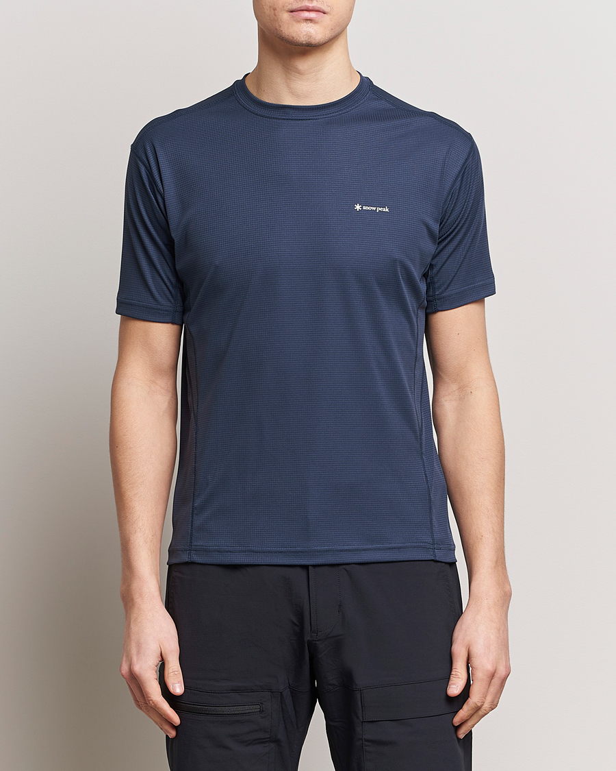 Homme | T-Shirts | Snow Peak | PE Power Dry T-Shirt Navy