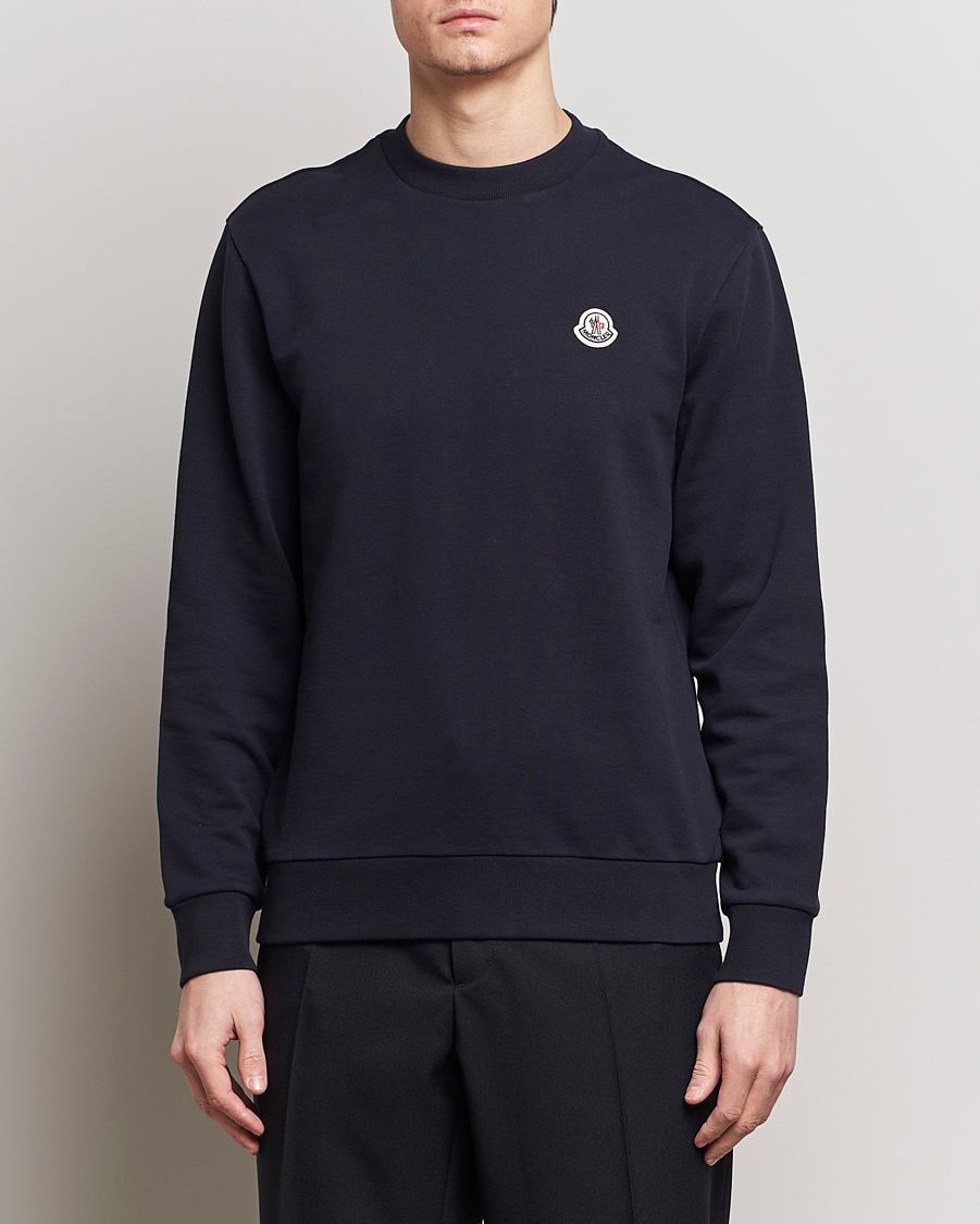 Men | Clothing | Moncler | Logo Sweatshirt Navy