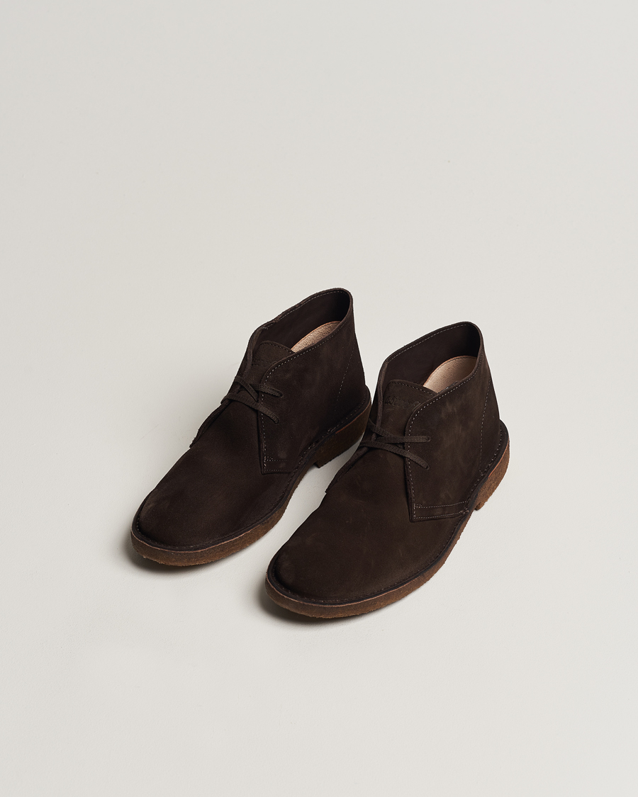Men | Boots | Astorflex | Montflex Chukka Boots Dark Brown Suede