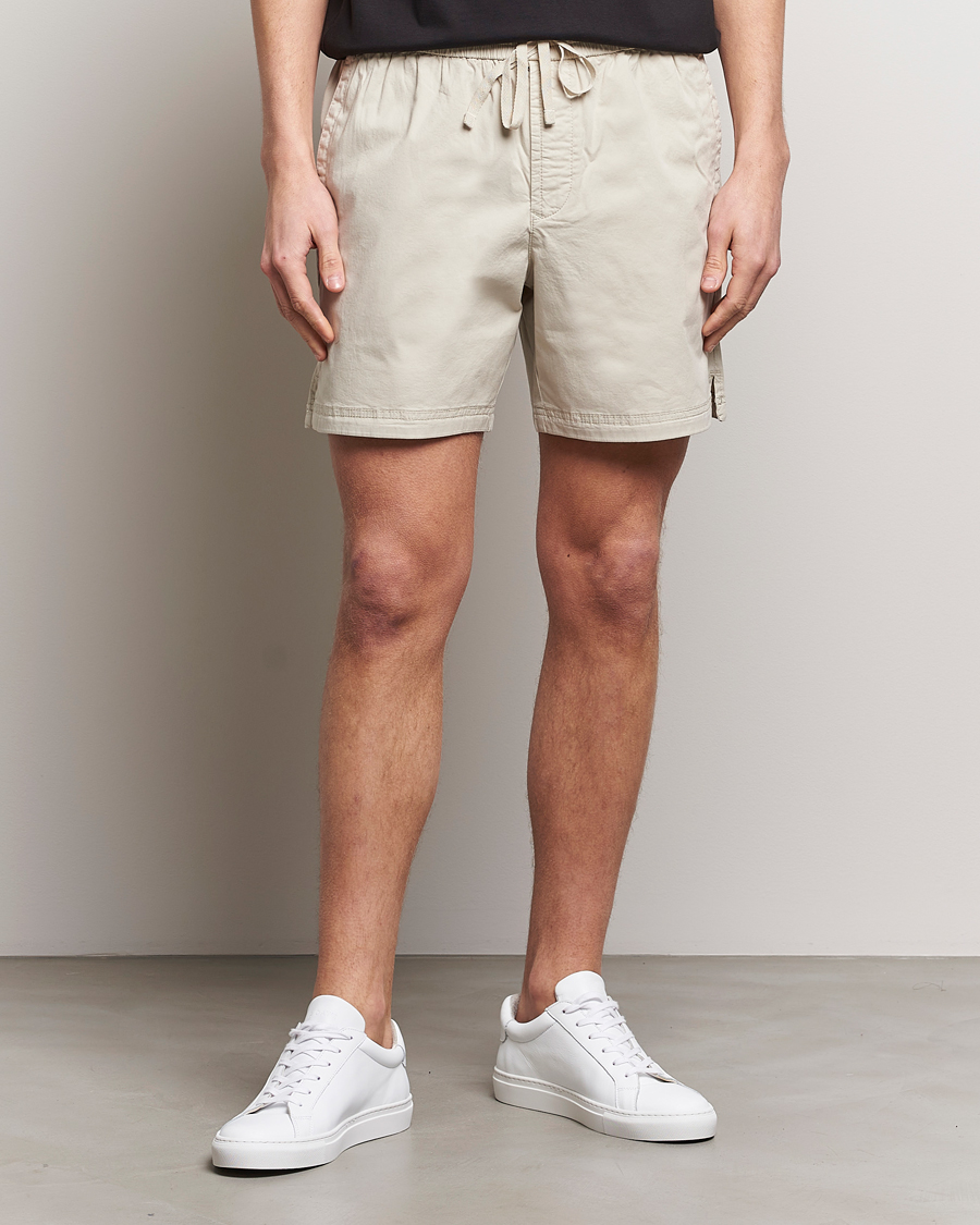 Men | Clothing | BOSS ORANGE | Sandrew Cotton Shorts Light Beige