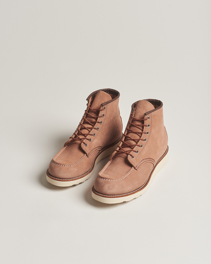 Men | Lace-up Boots | Red Wing Shoes | Moc Toe Boot Dusty Rose
