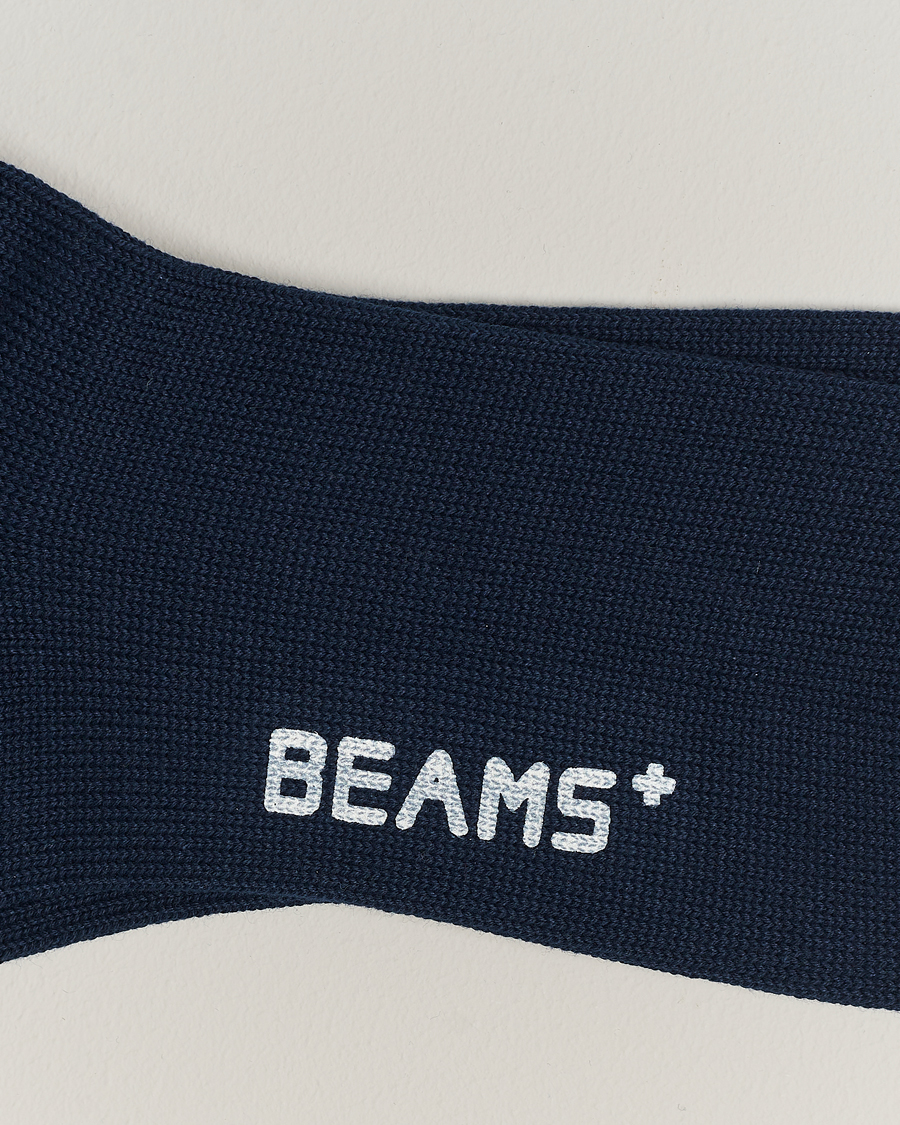Men | Clothing | BEAMS PLUS | Schoolboy Socks Navy/Red