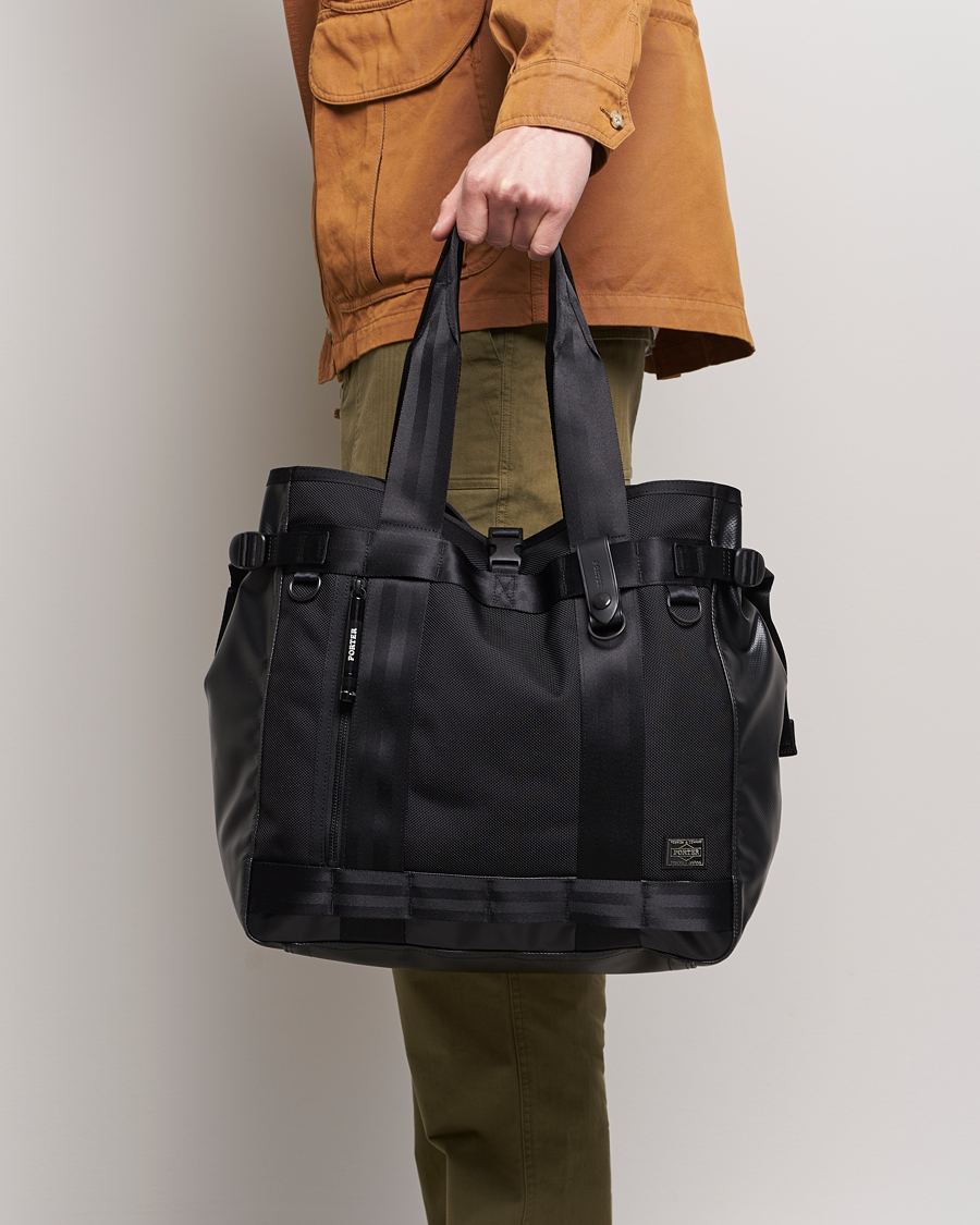 Men | Tote Bags | Porter-Yoshida & Co. | Heat Tote Bag Black