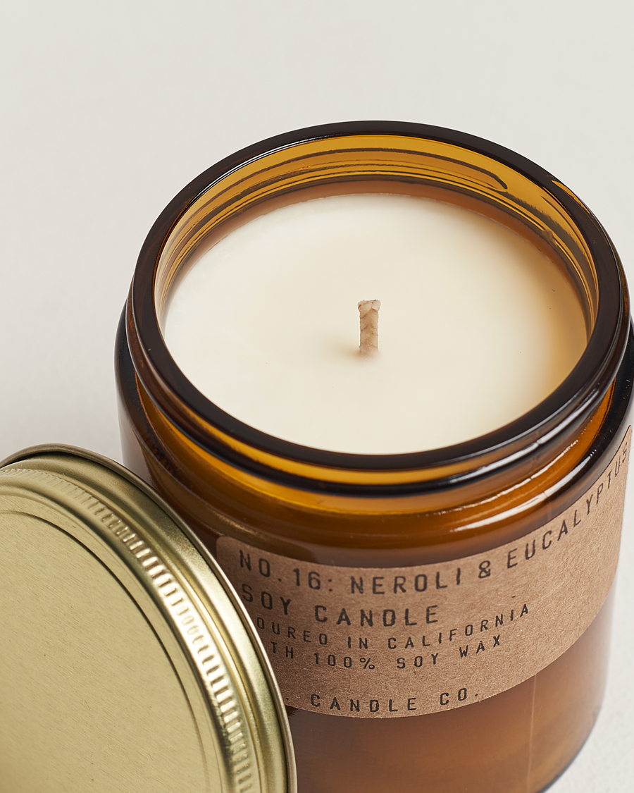 Men | P.F. Candle Co. | P.F. Candle Co. | Soy Candle No.16 Neroli & Eucalyptus 204g 