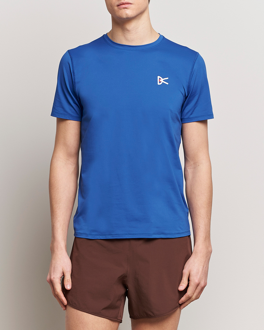Men | Clothing | District Vision | Lightweight Short Sleeve T-Shirts Ocean Blue