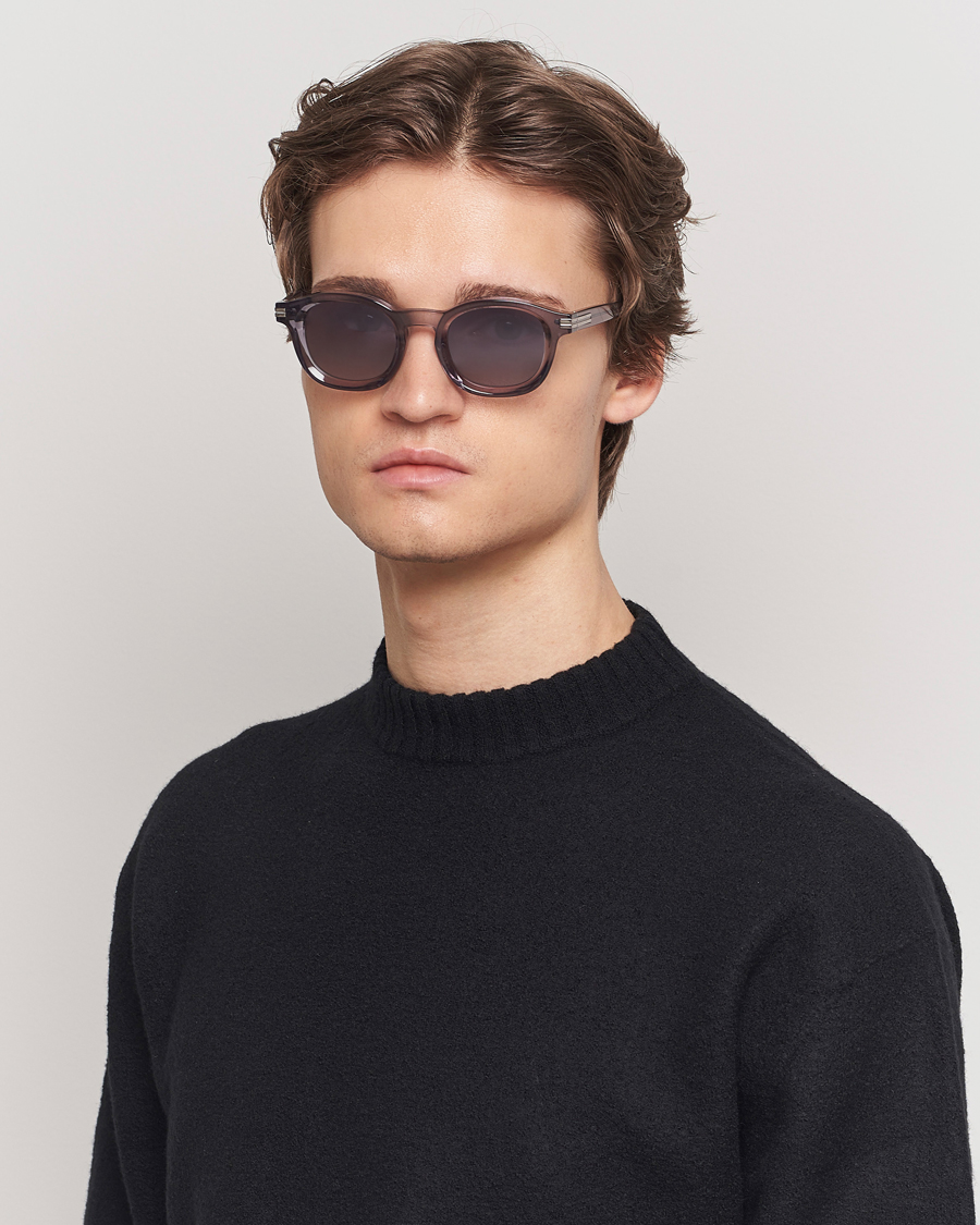 Homme | Luxury Brands | Zegna | EZ0229 Sunglasses Grey/Smoke