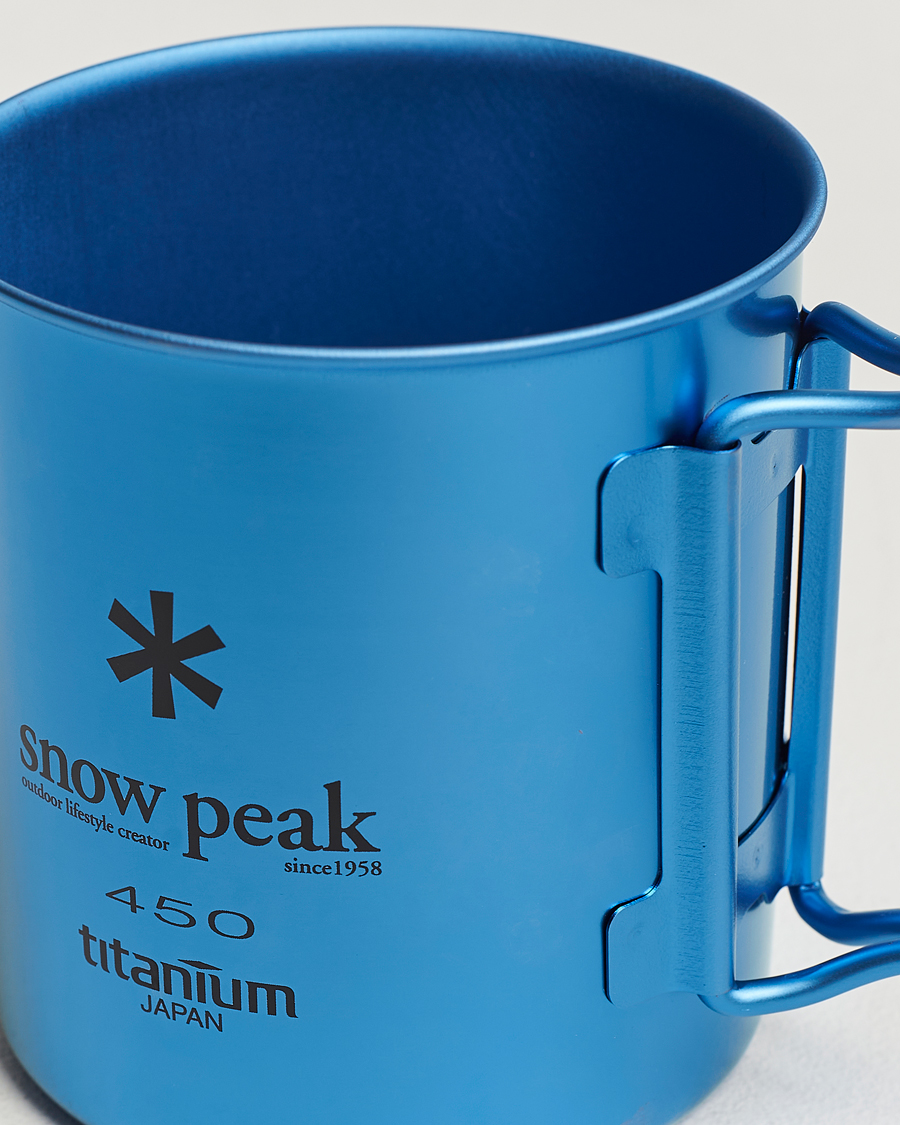Men | Active | Snow Peak | Single Wall Mug 450 Blue Titanium