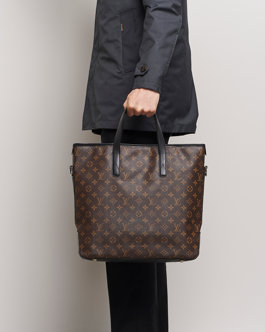 Homme | Pre-Owned & Vintage Bags | Louis Vuitton Pre-Owned | Davis Macassar Tote Monogram