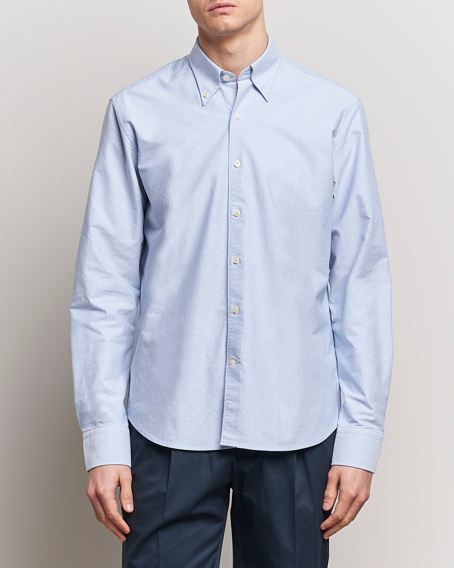 Men | Clothing | Oscar Jacobson | Reg Fit BD Casual Oxford Light Blue