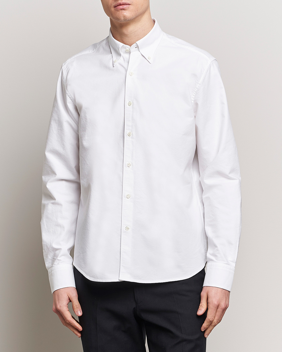 Men | Clothing | Oscar Jacobson | Reg Fit BD Casual Oxford Optical White