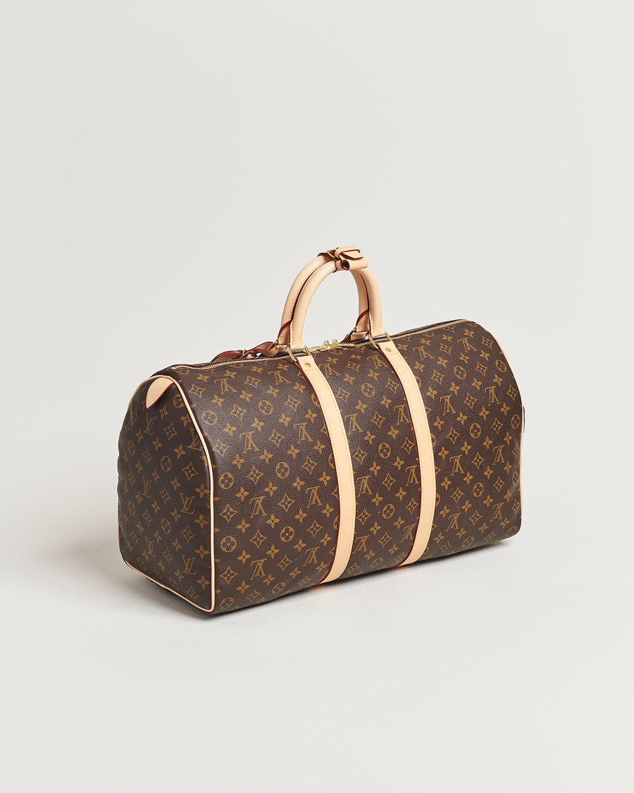 Homme | Pre-Owned & Vintage Bags | Louis Vuitton Pre-Owned | Keepall 50 Monogram 