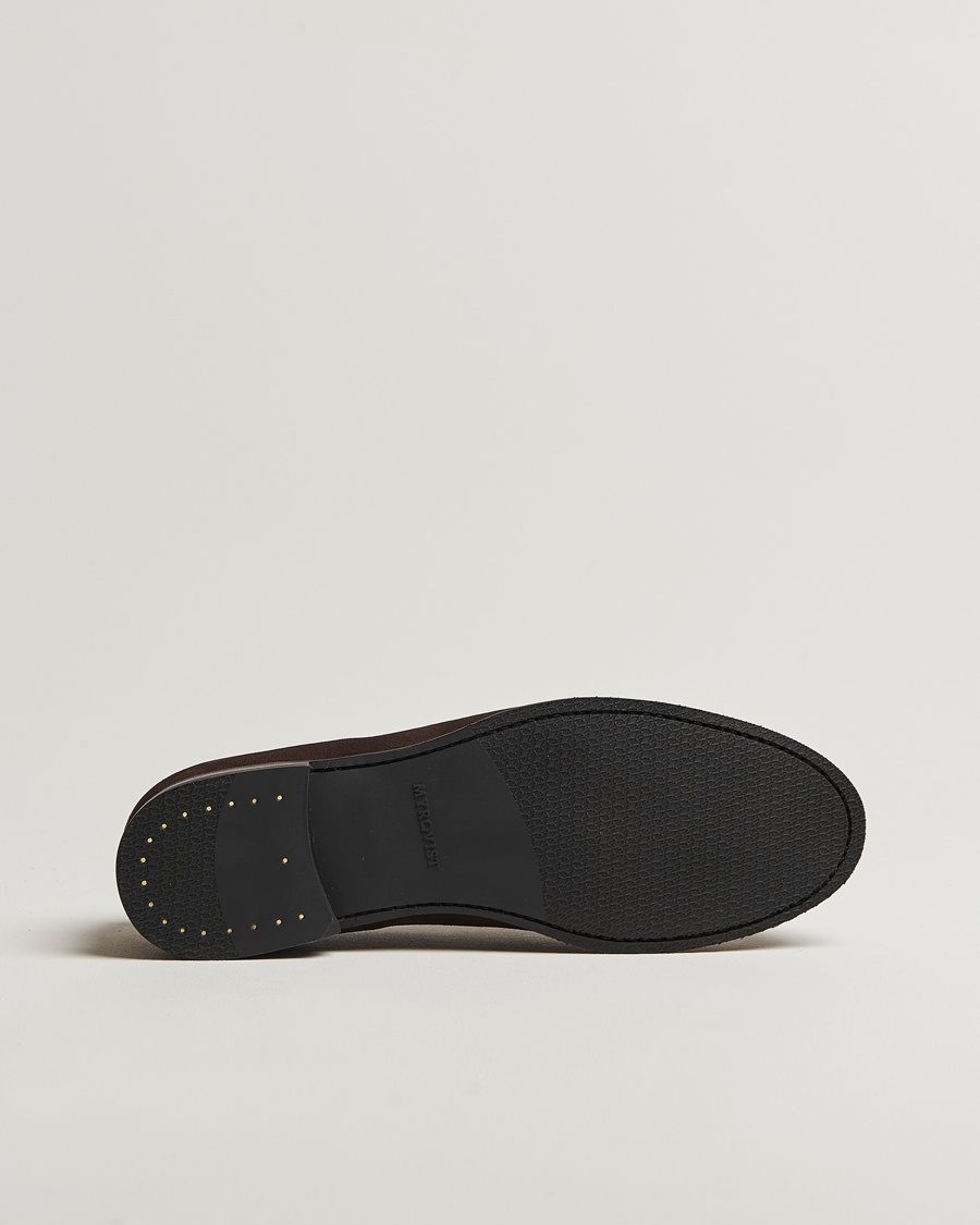 Men | Loafers | Myrqvist | Stenhammar II Loafer Dark Brown Suede