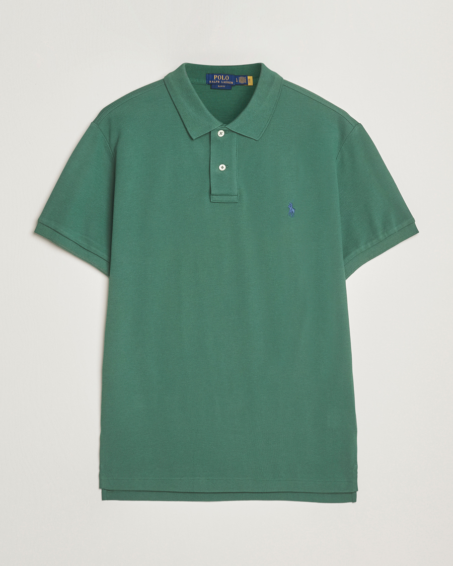 Men | Polo Shirts | Polo Ralph Lauren | Slim Fit Polo Washed Forest