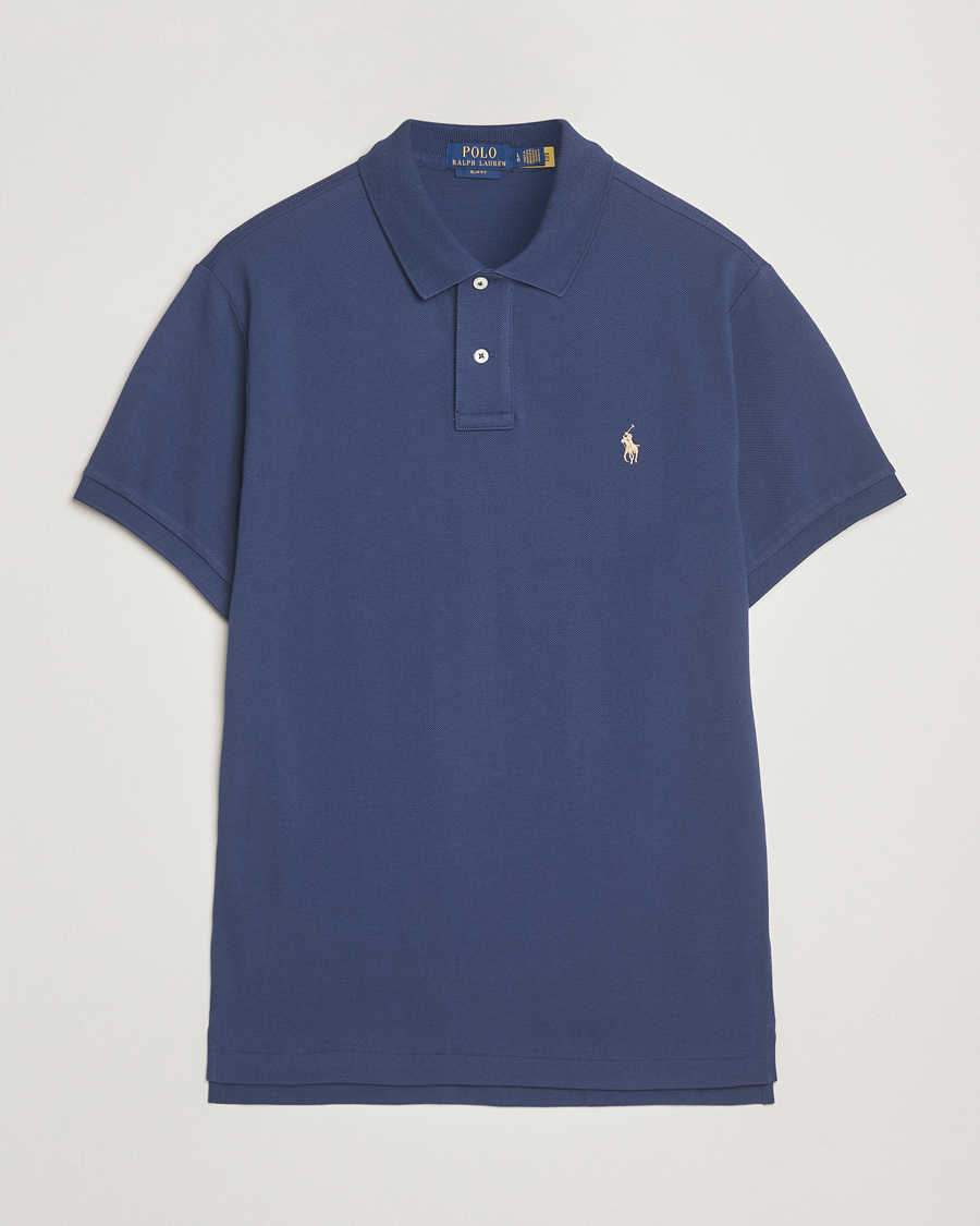 Men | Polo Shirts | Polo Ralph Lauren | Slim Fit Polo Rustic Navy