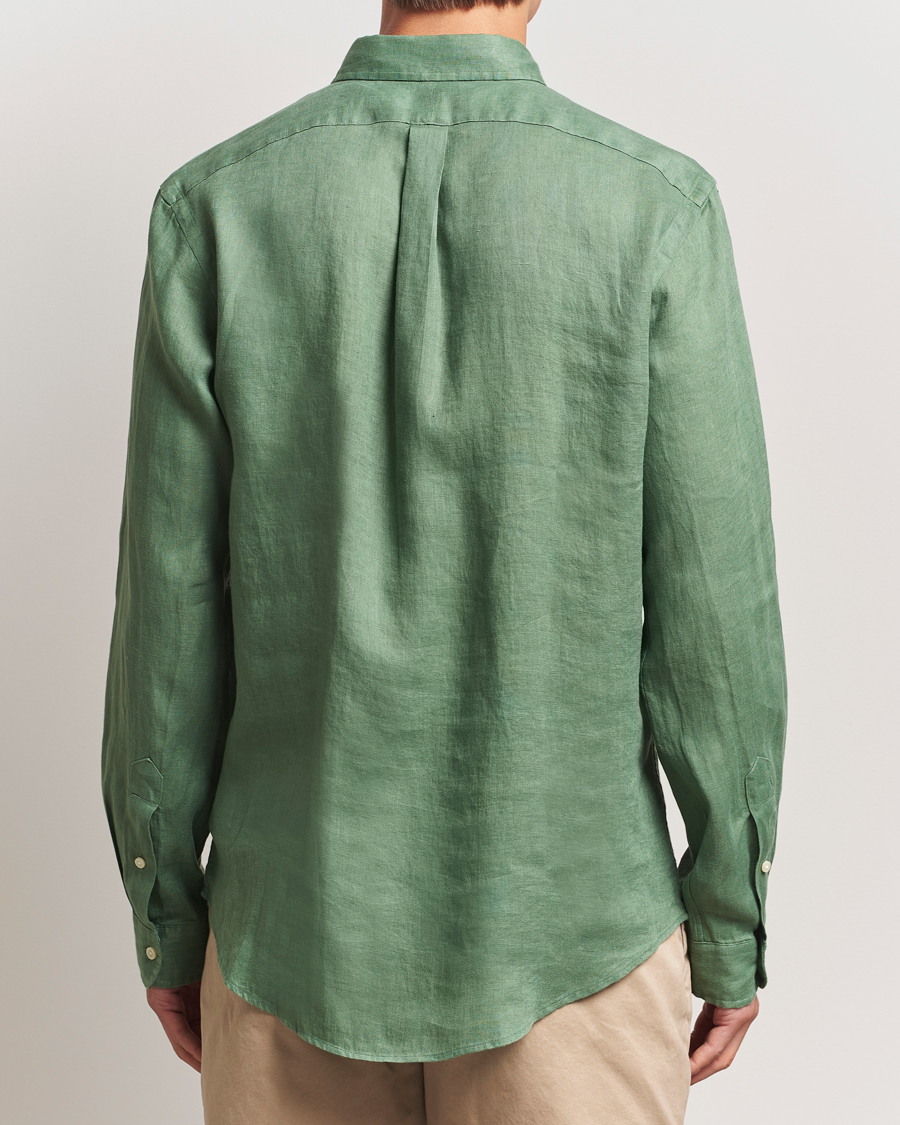 Men | Shirts | Polo Ralph Lauren | Slim Fit Linen Shirt Fatigue