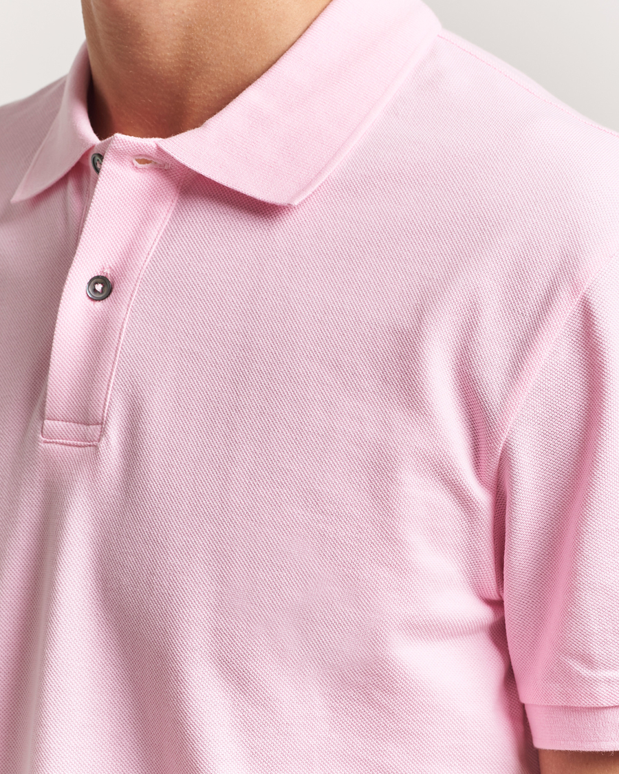 Men | Polo Shirts | Oscar Jacobson | Alex Cotton Polo Pink