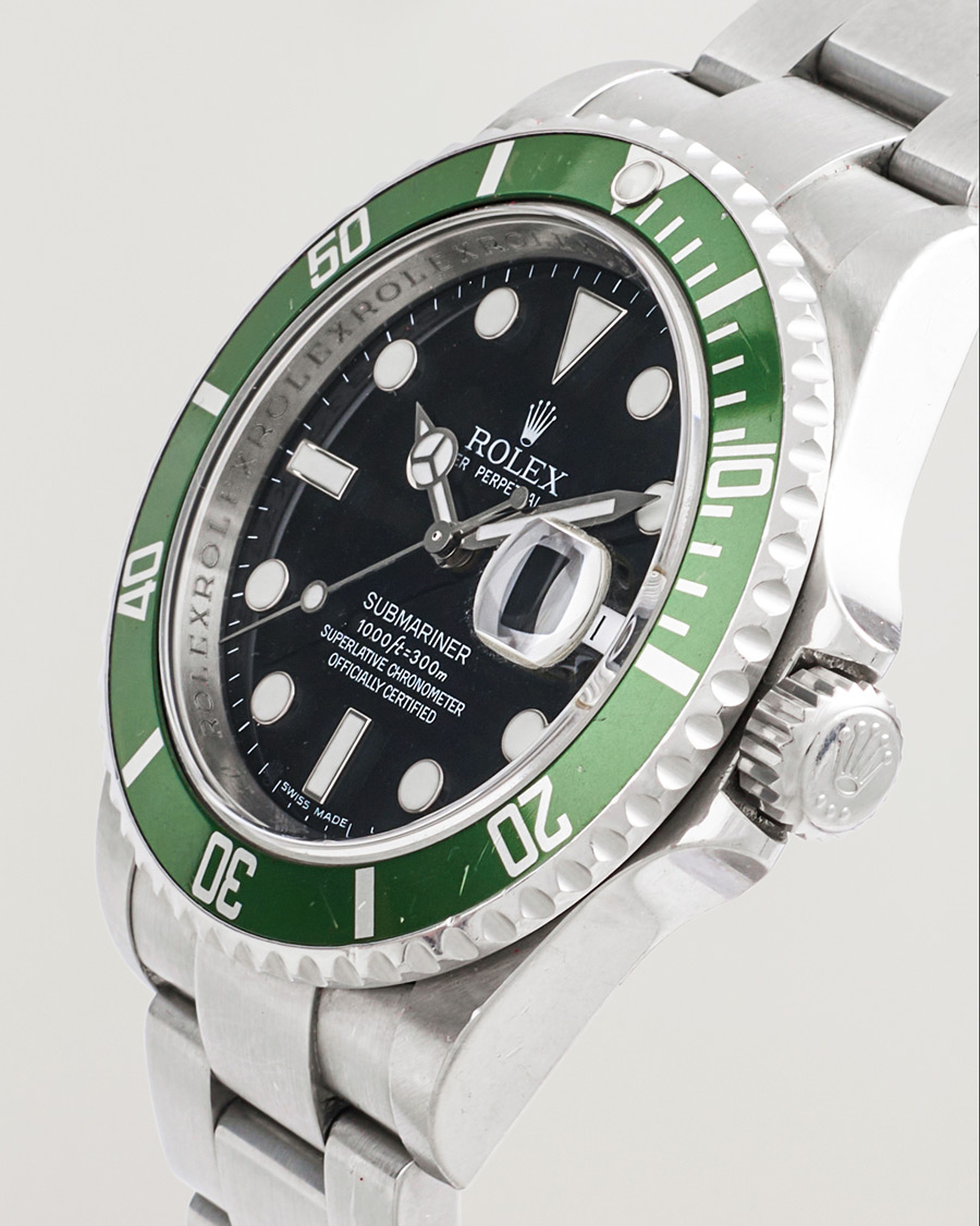Men | Pre-Owned & Vintage Watches | Rolex Pre-Owned | Submariner Kermit