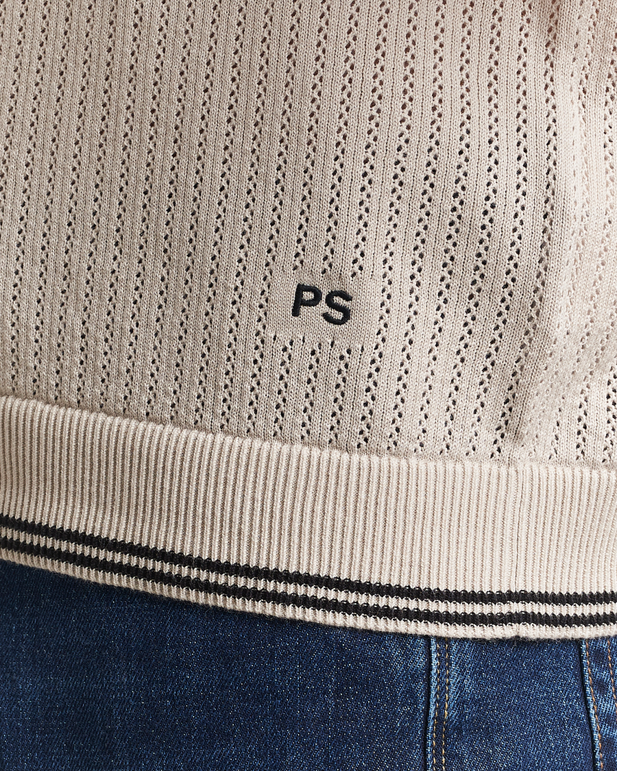 Men | Polo Shirts | PS Paul Smith | Knitted Polo Off White
