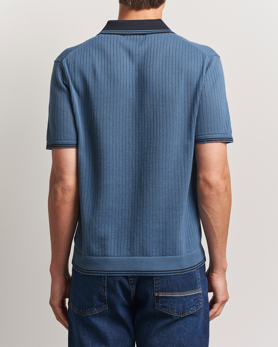 Men | Polo Shirts | PS Paul Smith | Knitted Polo Blue