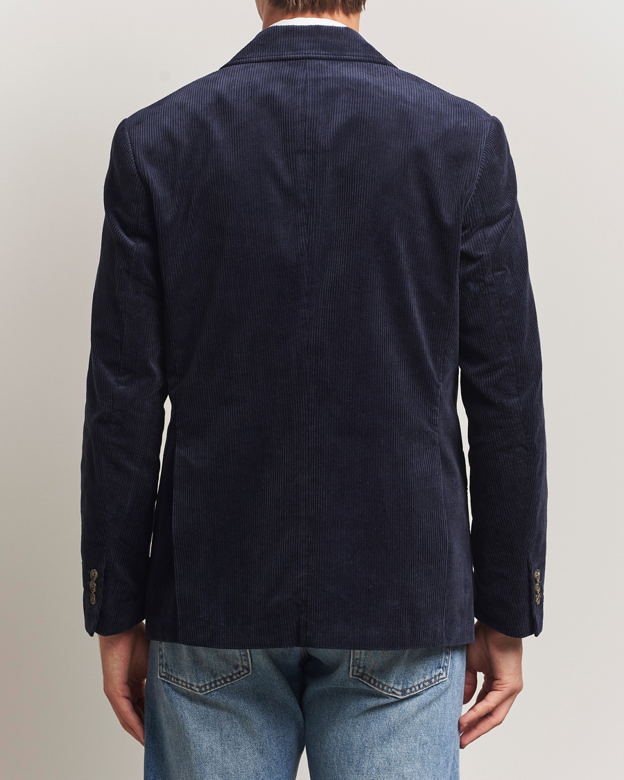 Men | Blazers | GANT | Corduroy Blazer Evening Blue