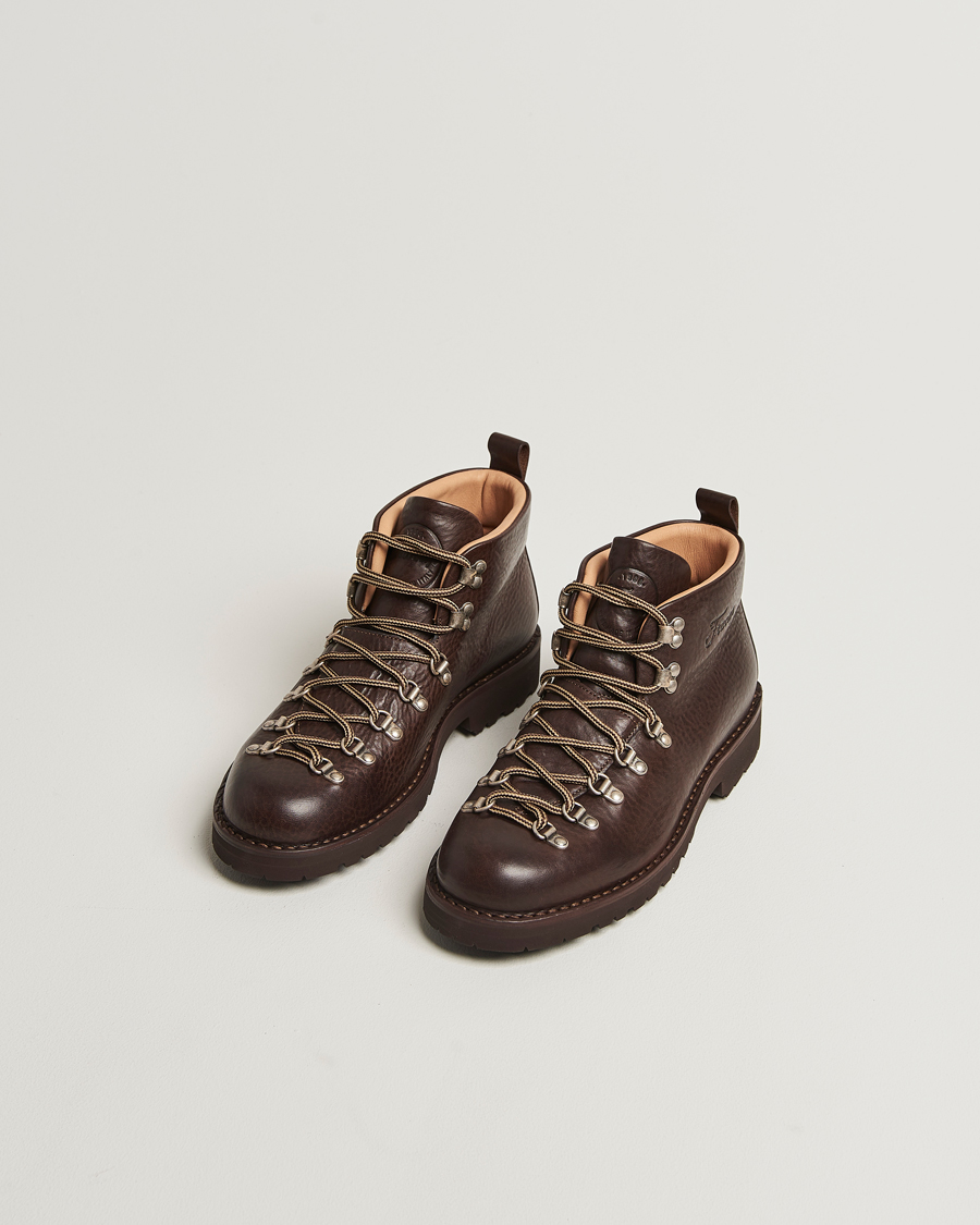 Men | Fracap M120 Grained Leather Boot Dark Brown | Fracap | M120 Grained Leather Boot Dark Brown