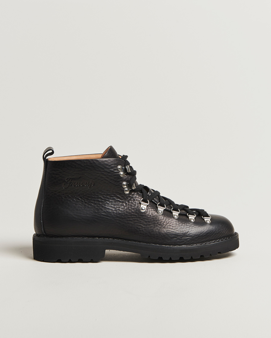 Men | Fracap M120 Grained Leather Boot Black | Fracap | M120 Grained Leather Boot Black
