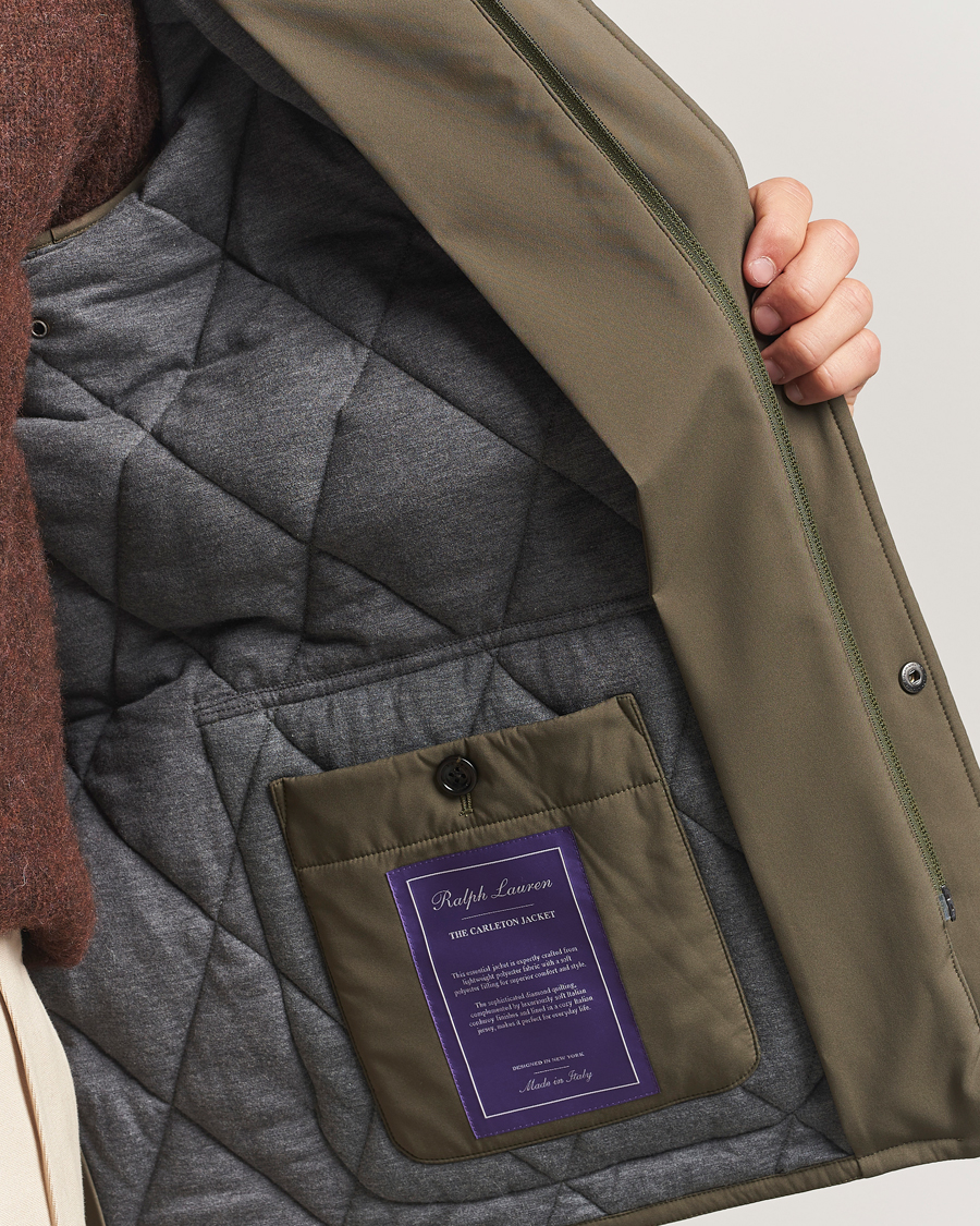 Men | Coats & Jackets | Ralph Lauren Purple Label | Carleton Jacket Olive