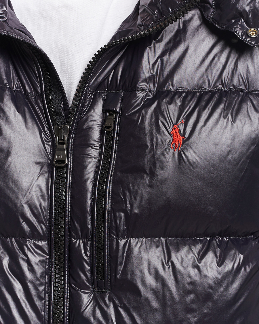 Men | Coats & Jackets | Polo Ralph Lauren | Gorham Glossy Down Jacket Polo Black
