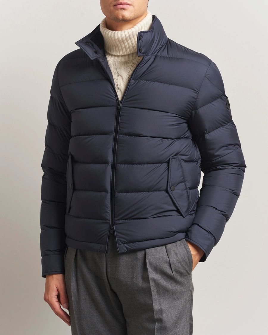 Men | Coats & Jackets | Moncler | Phrier Down Jacket Navy