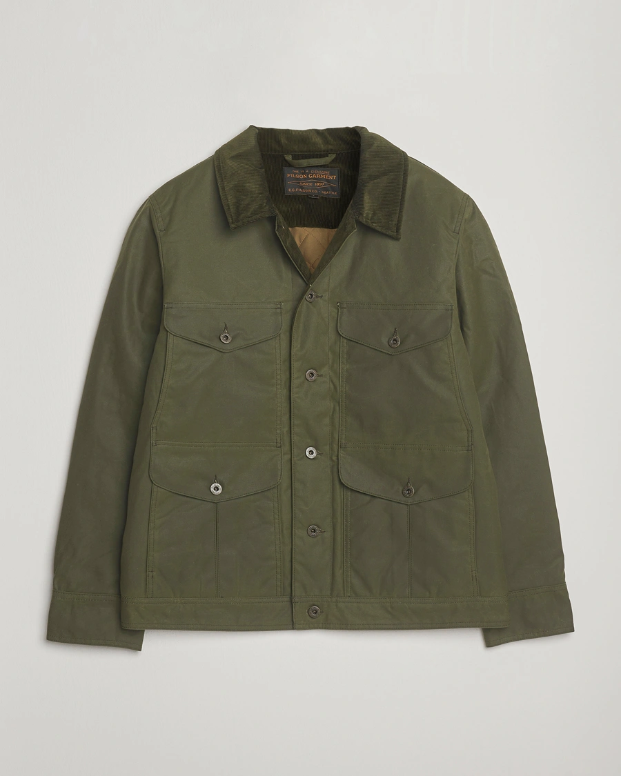 Men | Coats & Jackets | Filson | Journeyman Waxed Jacket Otter Green