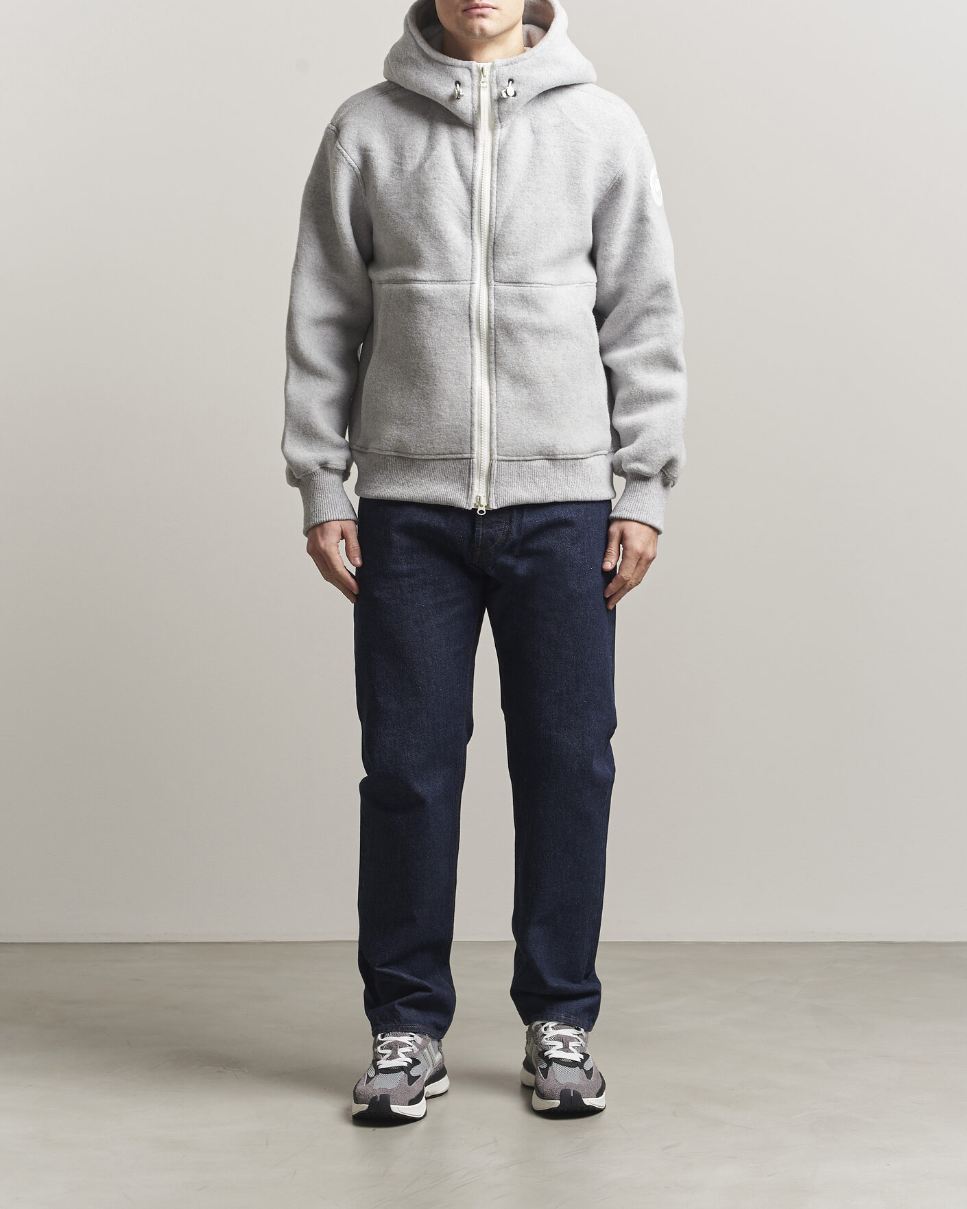 Men | Coats & Jackets | Canada Goose | Chillwack Fleece Bomber Silverbirch Heather