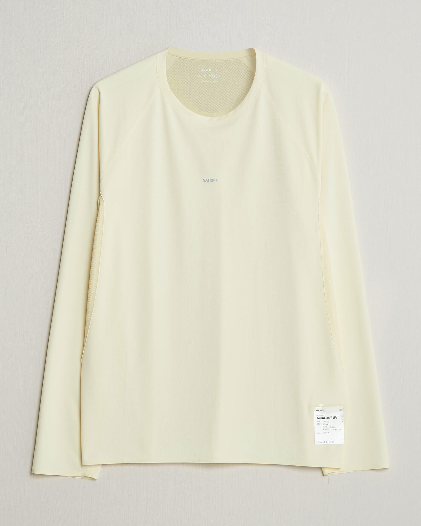 Men | T-Shirts | Satisfy | AuraLite UV Long Sleeve T-Shirt Transparent Yellow