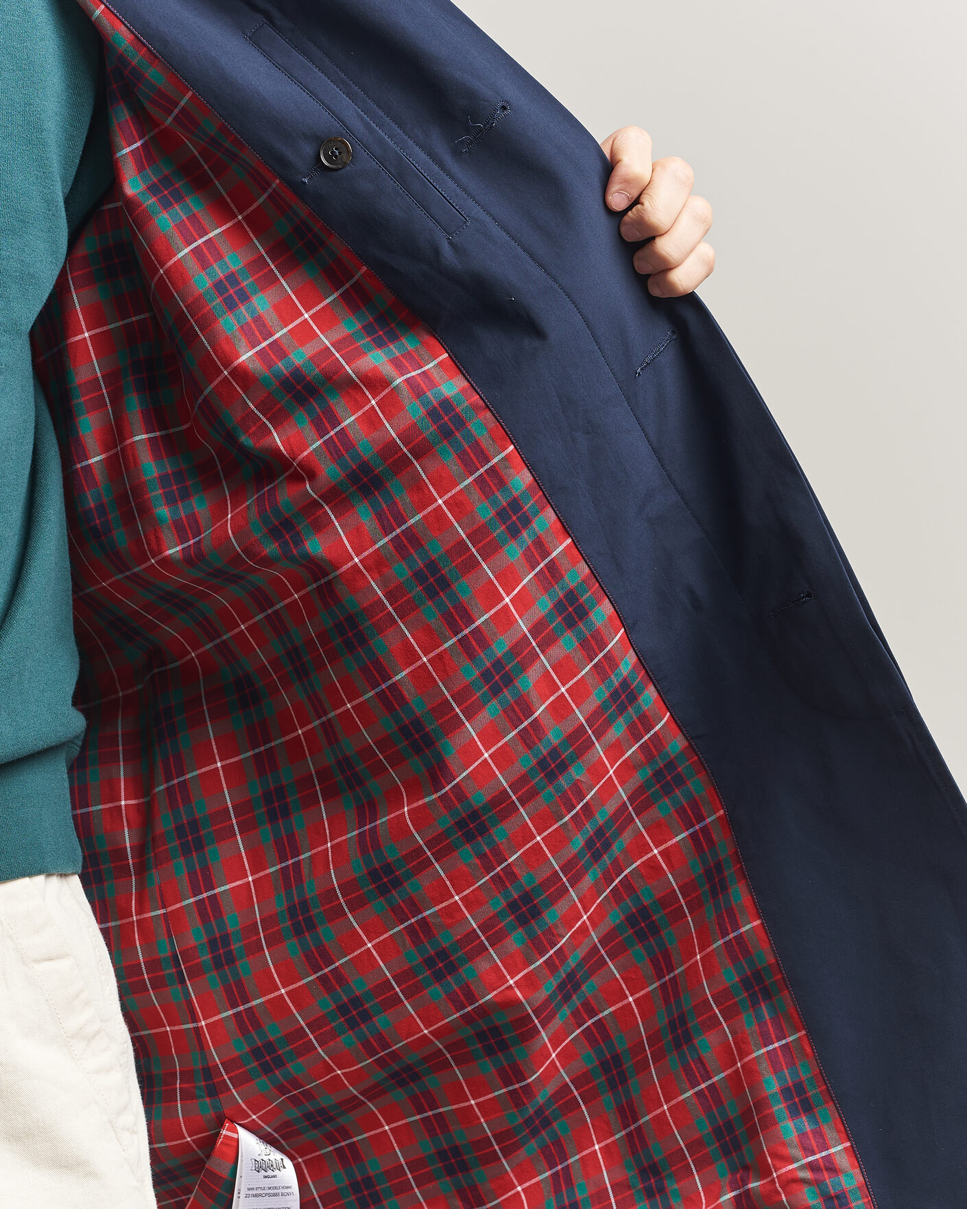 Men | Coats & Jackets | Baracuta | G12 Original Cloth Coat Navy