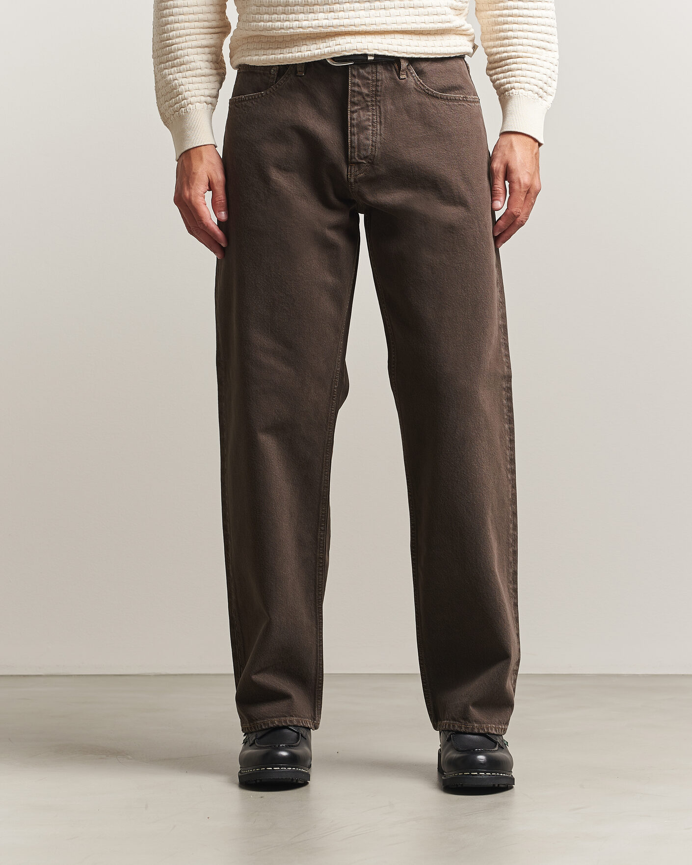 Men | Trousers | Sunflower | Loose Jeans Vintage Brown