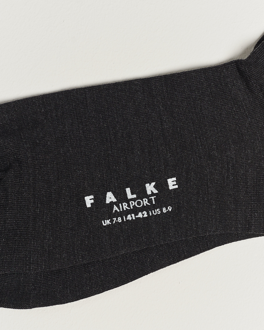 Men | Everyday Socks | Falke | 5-Pack Airport Socks Anthracite Melange