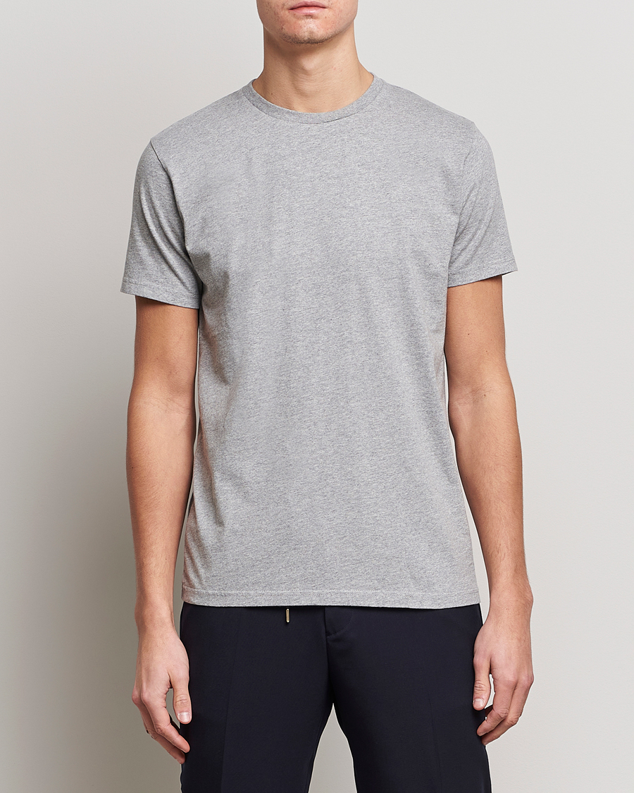 Men | Short Sleeve T-shirts | Colorful Standard | 3-Pack Classic Organic T-Shirt Optical White/Heather Grey/Deep Black